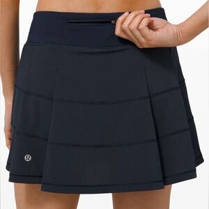 Lululemon athletica black pace revival skirt 2